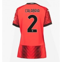 AC Milan Davide Calabria #2 Hemmatröja Kvinnor 2023-24 Korta ärmar